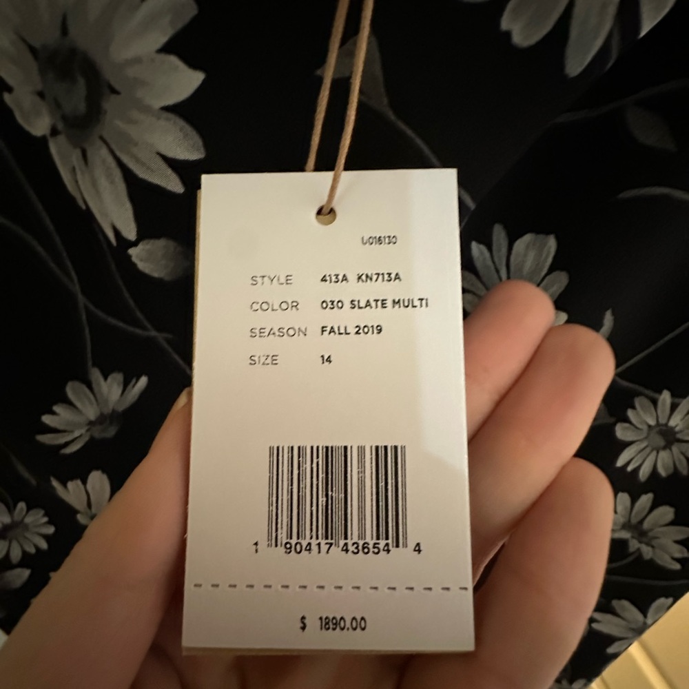 Michael Kors Collection Daisy Silk Crepe De Chine Handkerchief Slip Dress - Picture 7 of 10